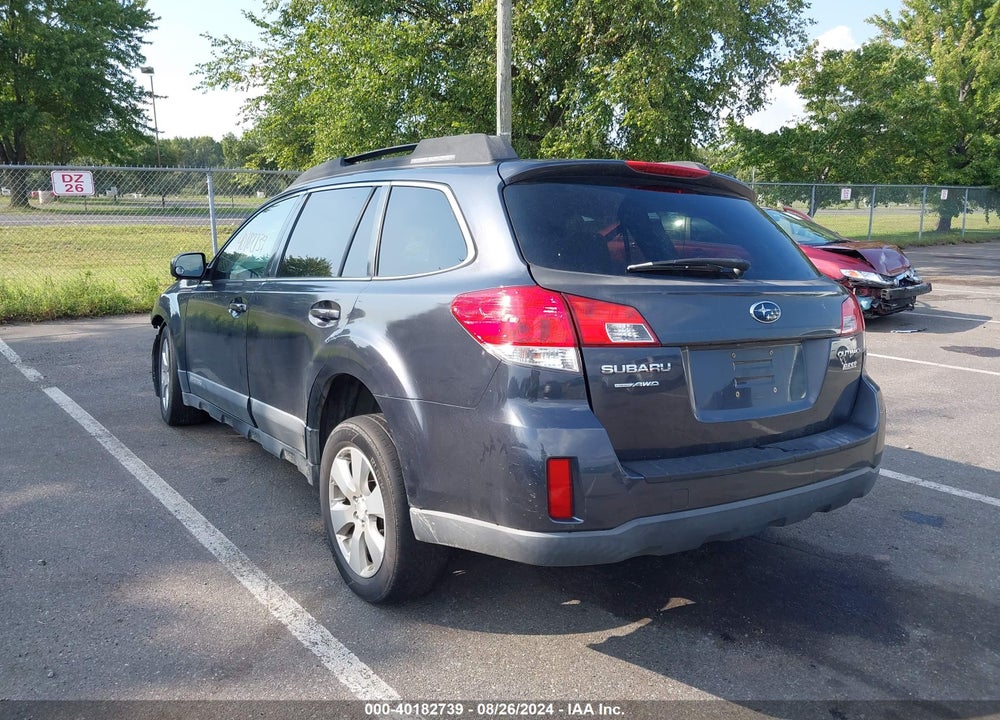 2012 SUBARU OUTBACK 2.5I PREMIUM VIN: 4S4BRBCC6C3262667