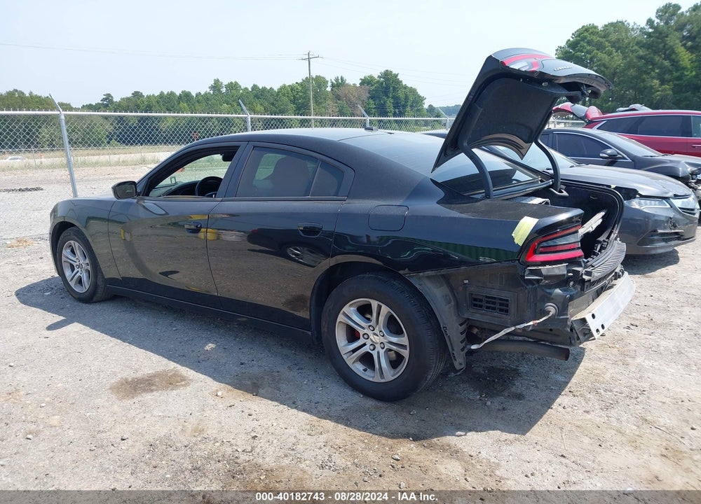 2015 DODGE CHARGER VIN: 2C3CDXBG6FH734512