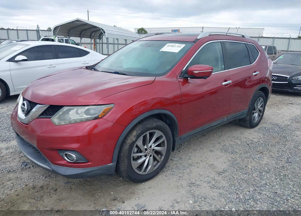 2015 NISSAN ROGUE SL VIN: 5N1AT2MT1FC787054