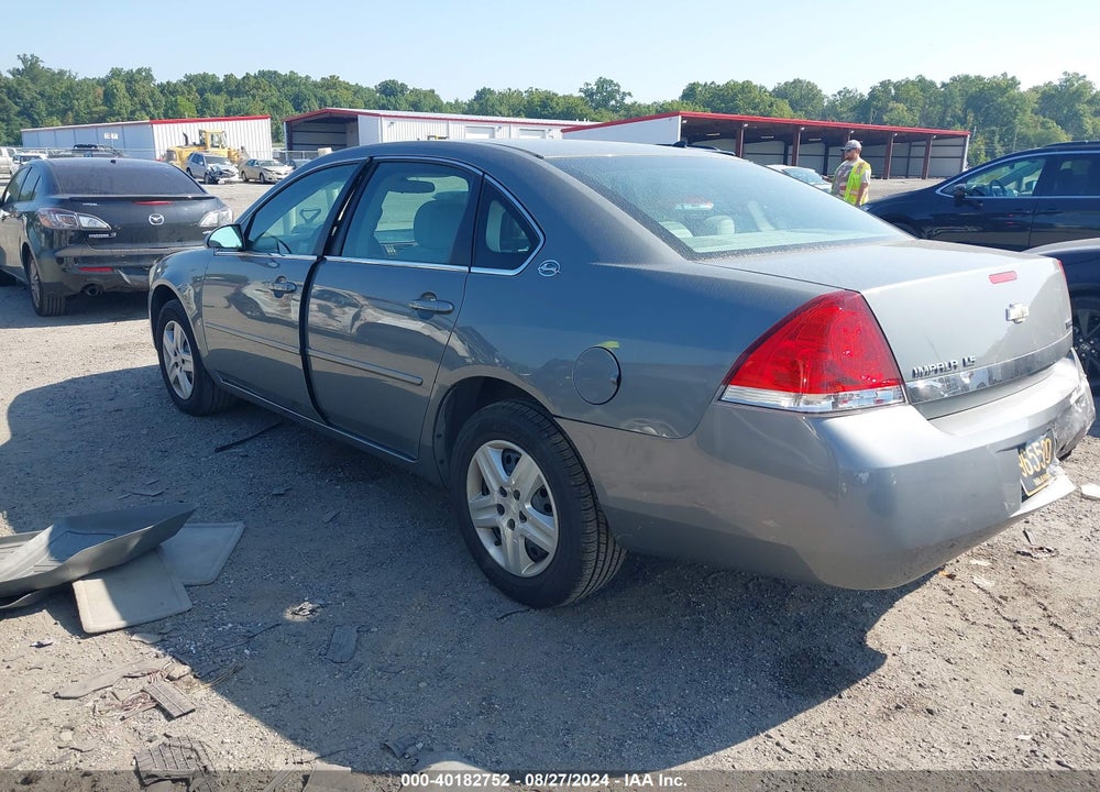2007 CHEVROLET IMPALA LS VIN: 2G1WB58K779296716