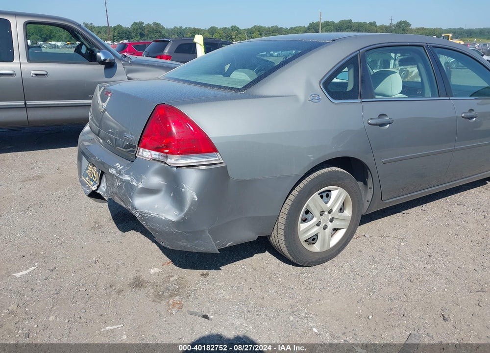 2007 CHEVROLET IMPALA LS VIN: 2G1WB58K779296716