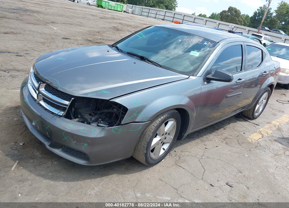 2013 DODGE AVENGER SE VIN: 1C3CDZAB0DN565240