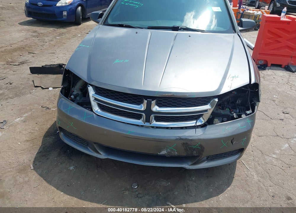 2013 DODGE AVENGER SE VIN: 1C3CDZAB0DN565240