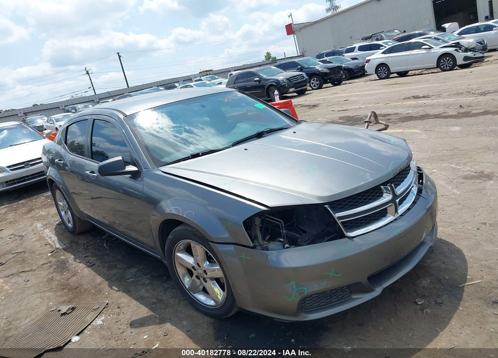 2013 DODGE AVENGER SE VIN: 1C3CDZAB0DN565240