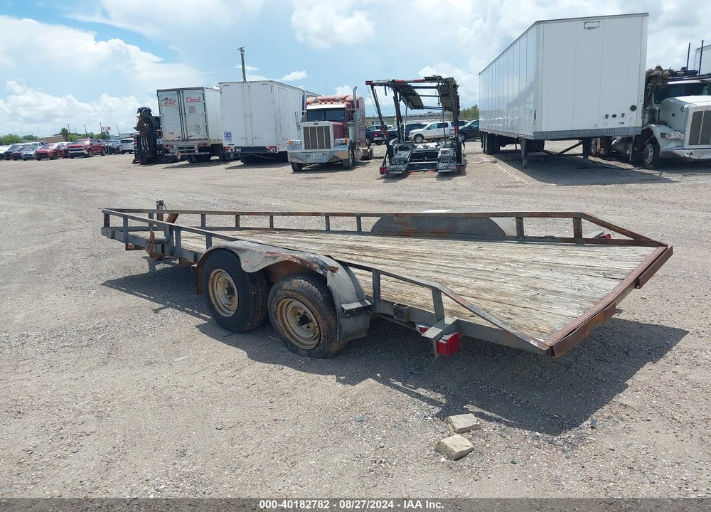 1998 TRAILER CUSTOM BALL HITCH VIN: TEXAS PLATE GDS