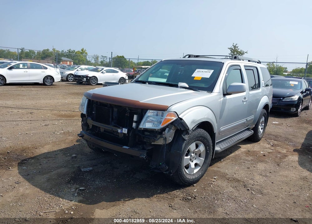 2006 NISSAN PATHFINDER SE VIN: 5N1AR18W56C631158