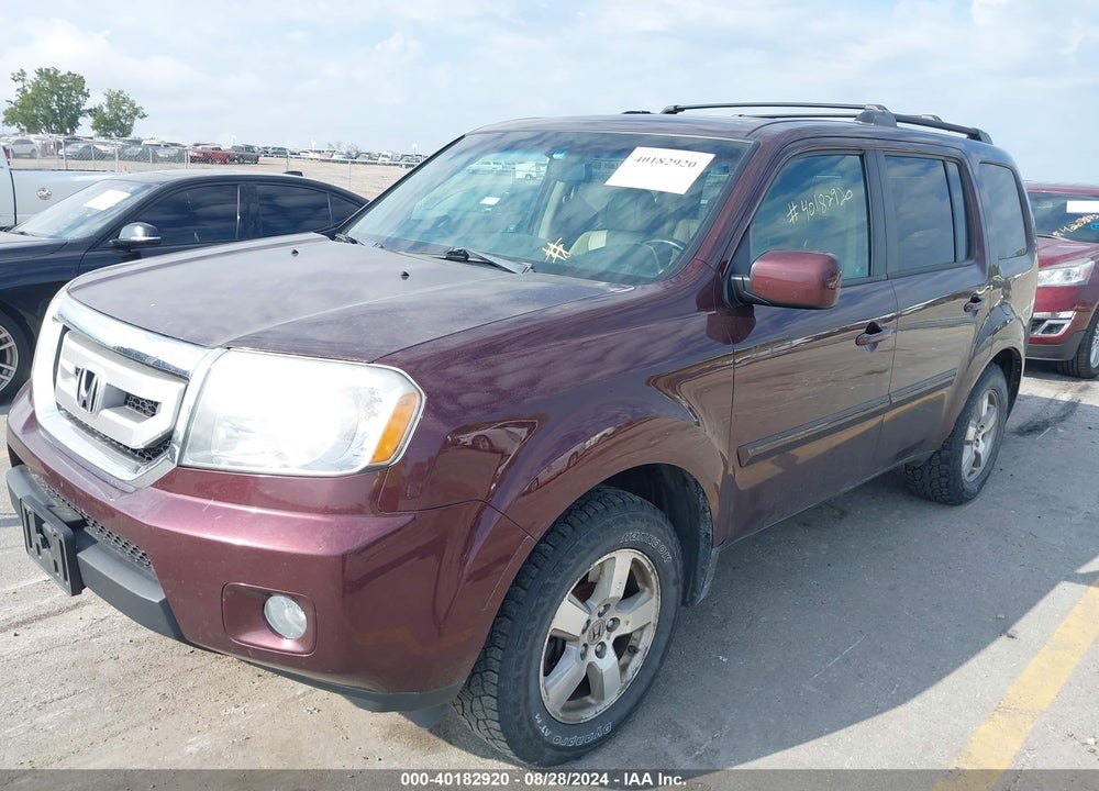 2010 HONDA PILOT EX-L VIN: 5FNYF4H54AB008484