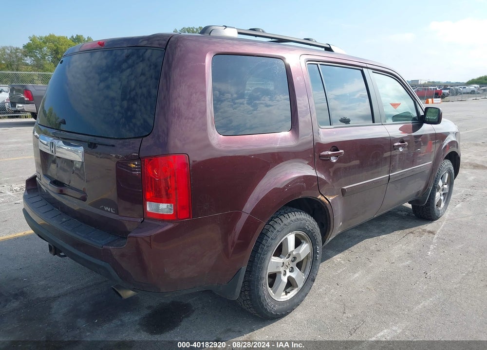 2010 HONDA PILOT EX-L VIN: 5FNYF4H54AB008484