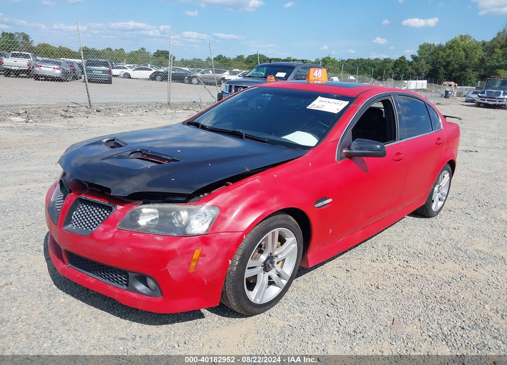 2009 PONTIAC G8 VIN: 6G2ER577X9L238596