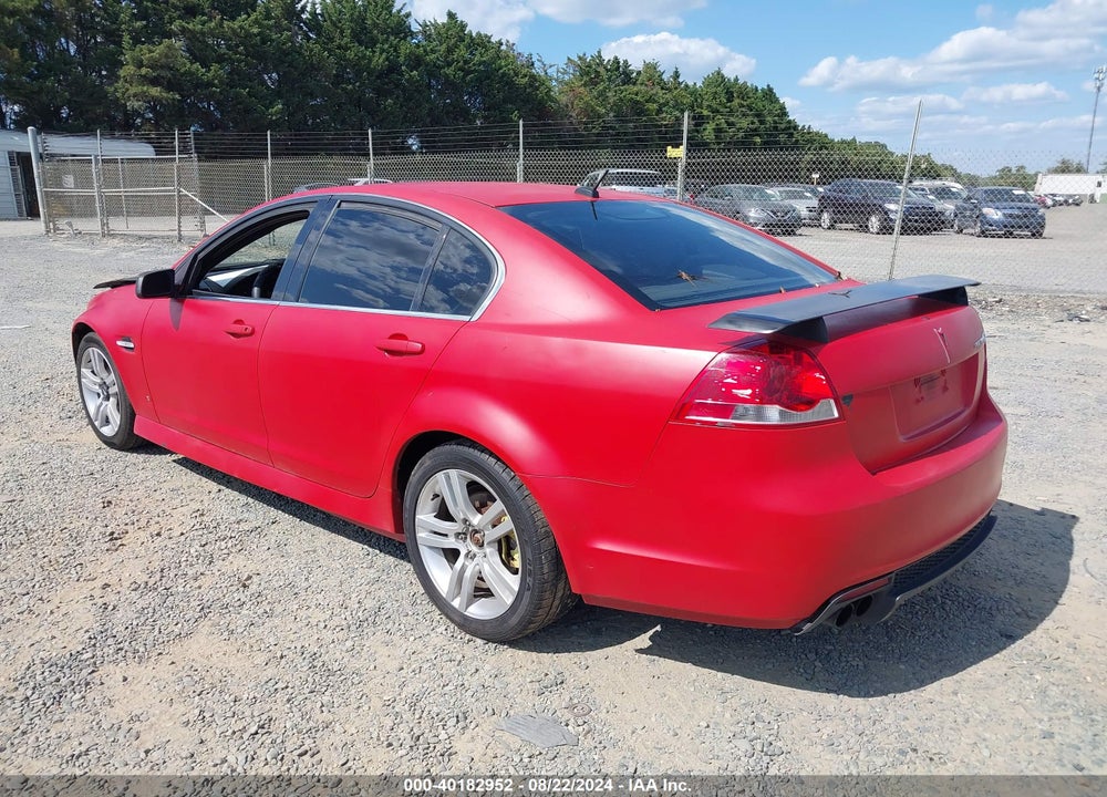 2009 PONTIAC G8 VIN: 6G2ER577X9L238596