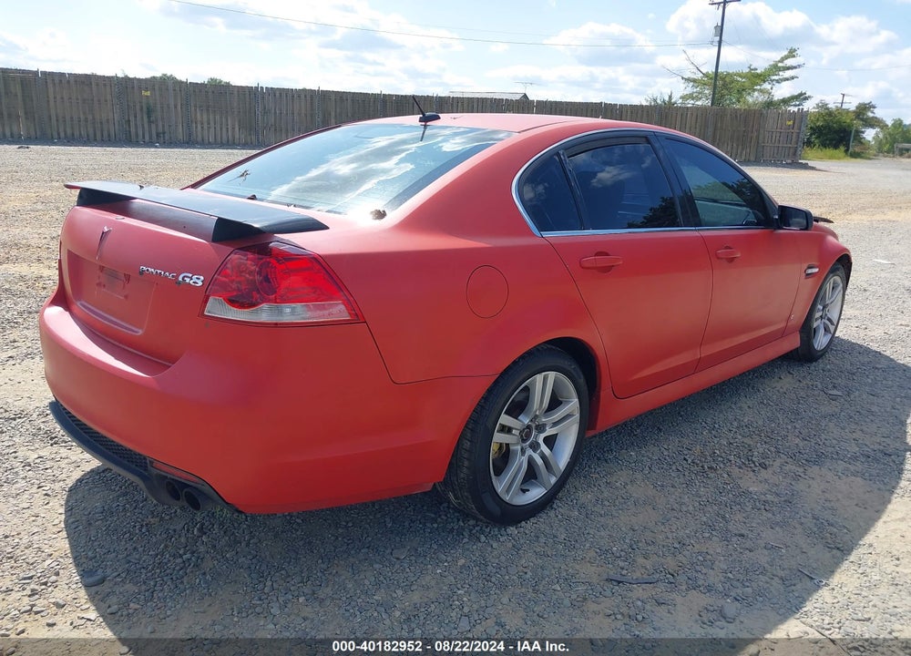 2009 PONTIAC G8 VIN: 6G2ER577X9L238596