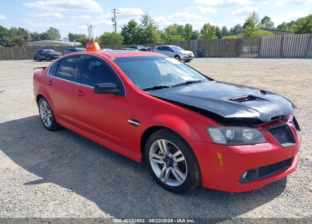 2009 PONTIAC G8 VIN: 6G2ER577X9L238596