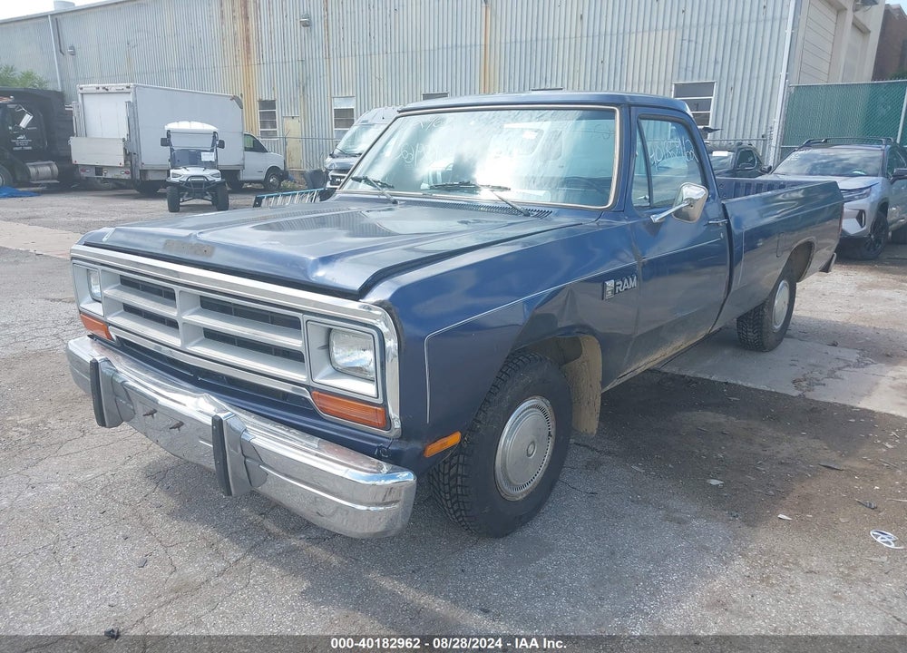 1986 DODGE D-SERIES D150 VIN: 1B7FD14HXGS109195