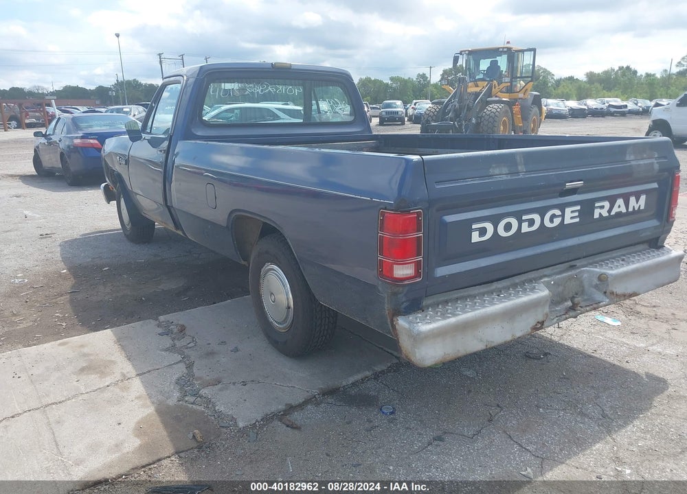 1986 DODGE D-SERIES D150 VIN: 1B7FD14HXGS109195