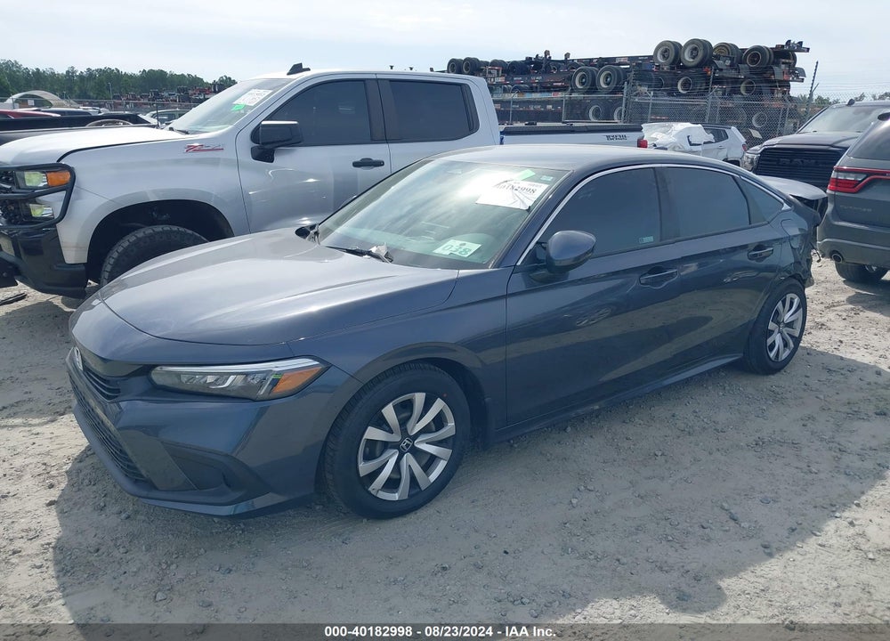 2022 HONDA CIVIC LX VIN: 2HGFE2F27NH574809