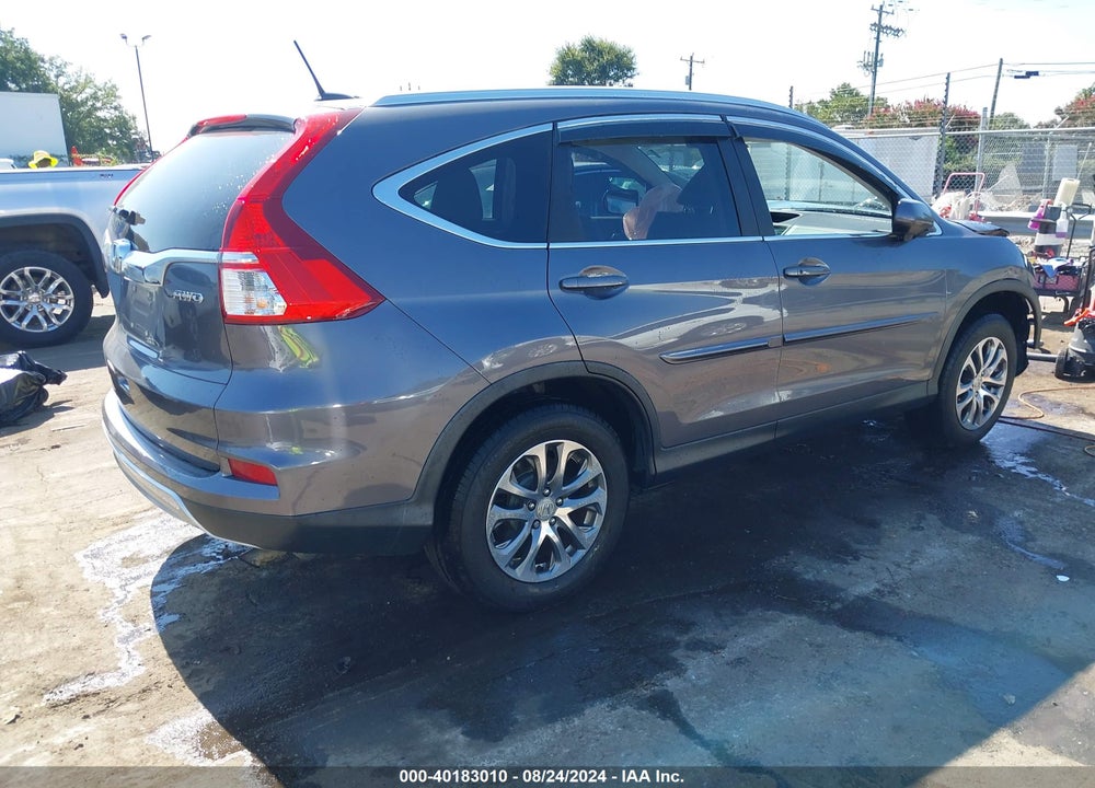 2015 HONDA CR-V EX-L VIN: 5J6RM4H70FL042173