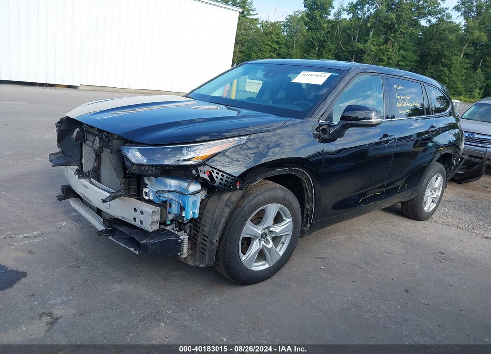 2022 TOYOTA HIGHLANDER LE VIN: 5TDBZRBH0NS222693