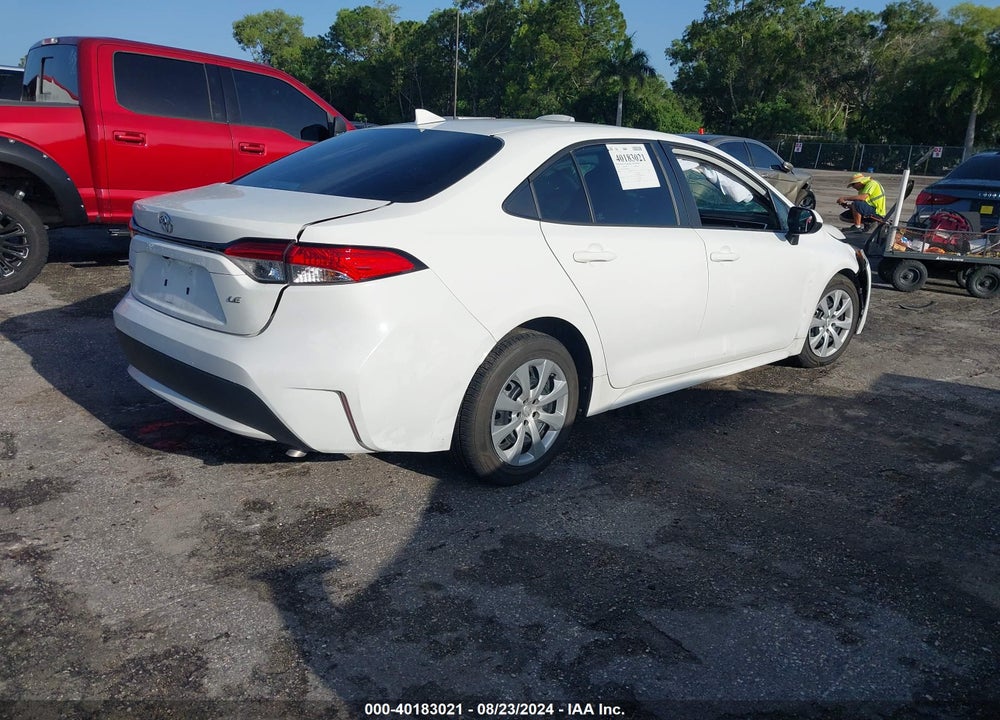 2021 TOYOTA COROLLA LE VIN: 5YFEPMAE7MP150038