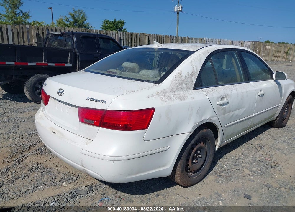 2009 HYUNDAI SONATA GLS VIN: 5NPET46C49H446187