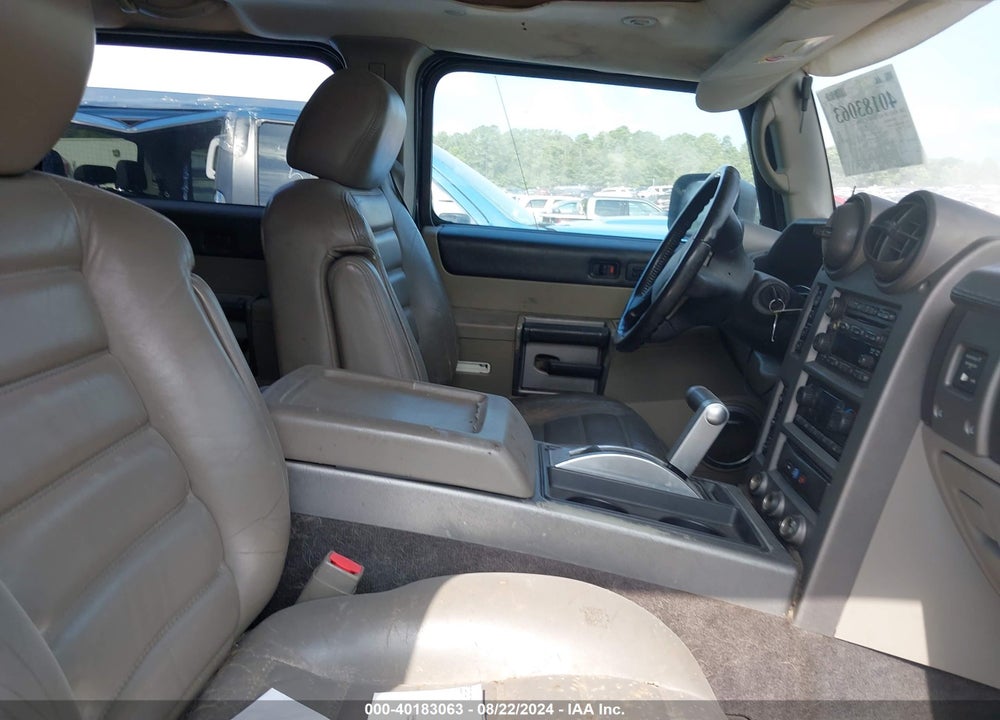2003 HUMMER H2 VIN: 5GRGN23U53H106961