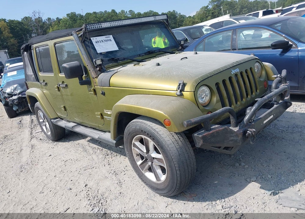 2008 JEEP WRANGLER UNLIMITED SAHARA VIN: 1J8GA59148L571756