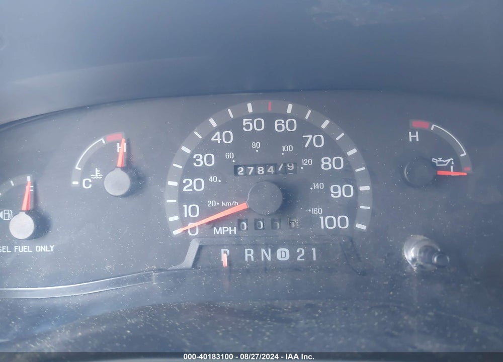 1997 FORD ECONOLINE E350 CUTAWAY VAN VIN: 1FDJE30F3VHA60077