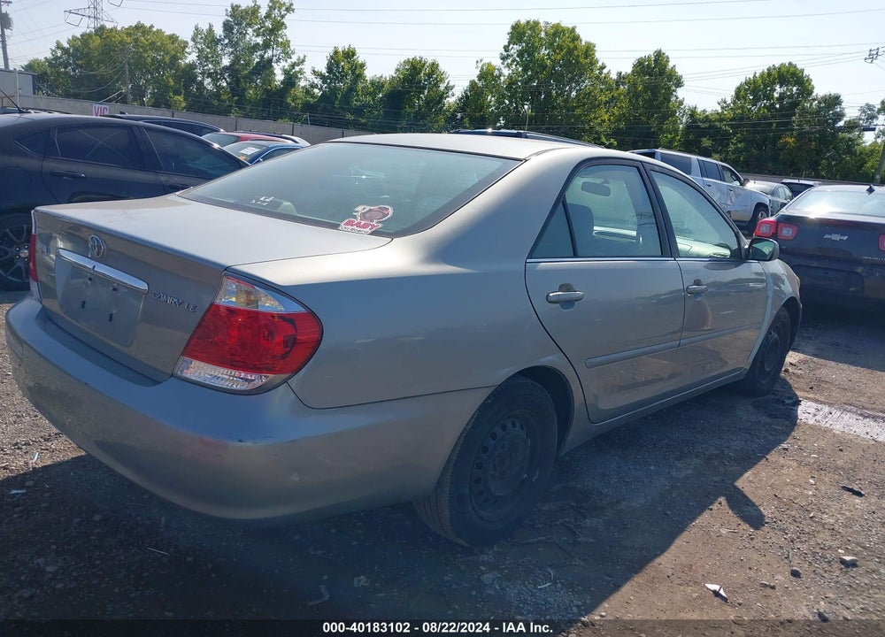 2005 TOYOTA CAMRY LE VIN: 4T1BE32K85U605941