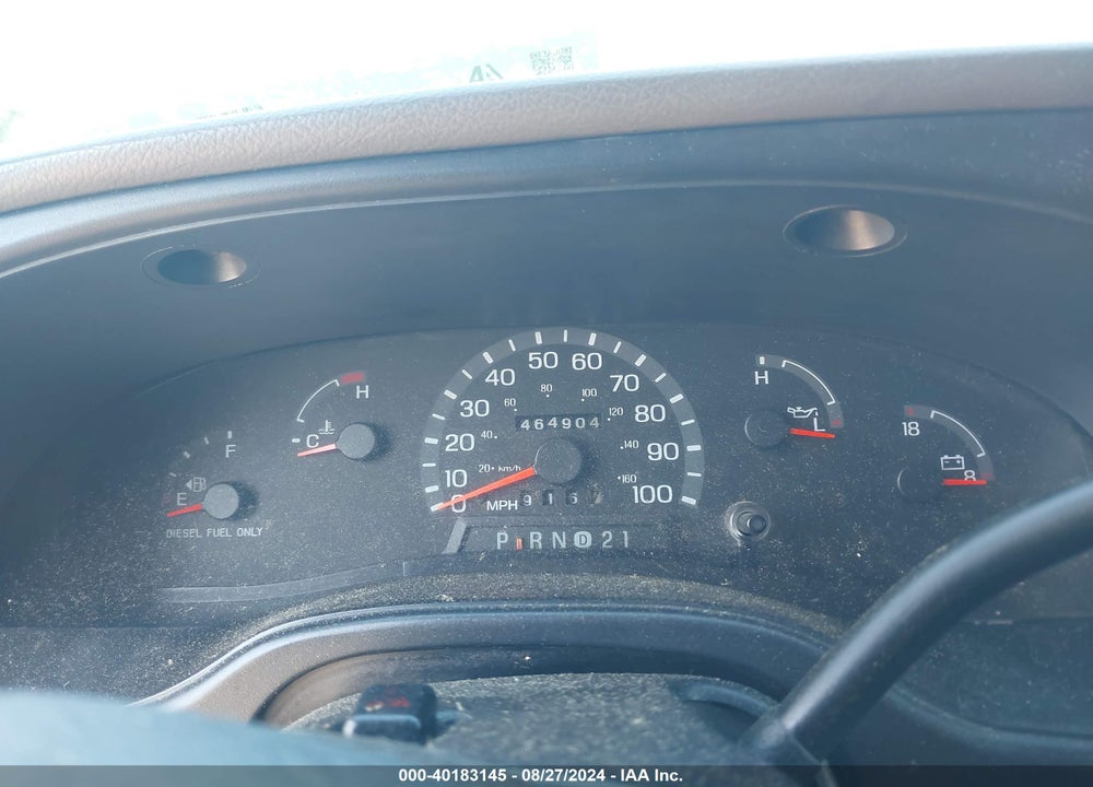 2002 FORD E-450 CUTAWAY STANDARD VIN: 1FDXE45F12HA44819