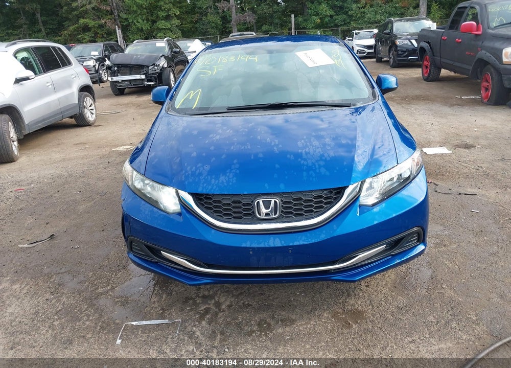 2013 HONDA CIVIC LX VIN: 19XFB2F51DE290300