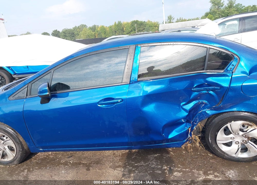 2013 HONDA CIVIC LX VIN: 19XFB2F51DE290300