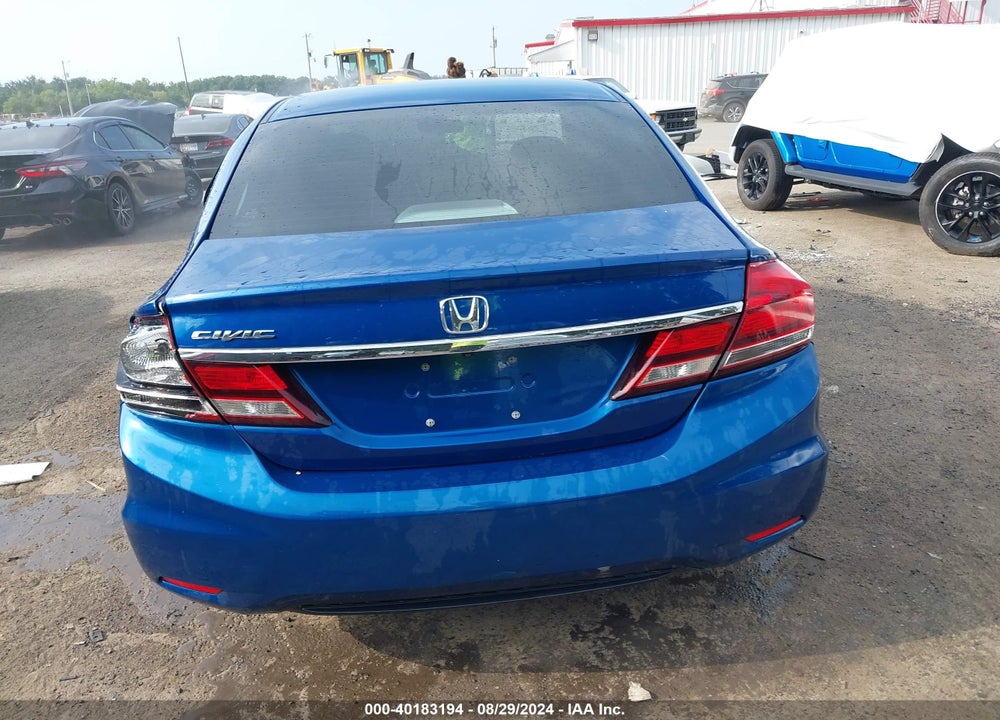 2013 HONDA CIVIC LX VIN: 19XFB2F51DE290300