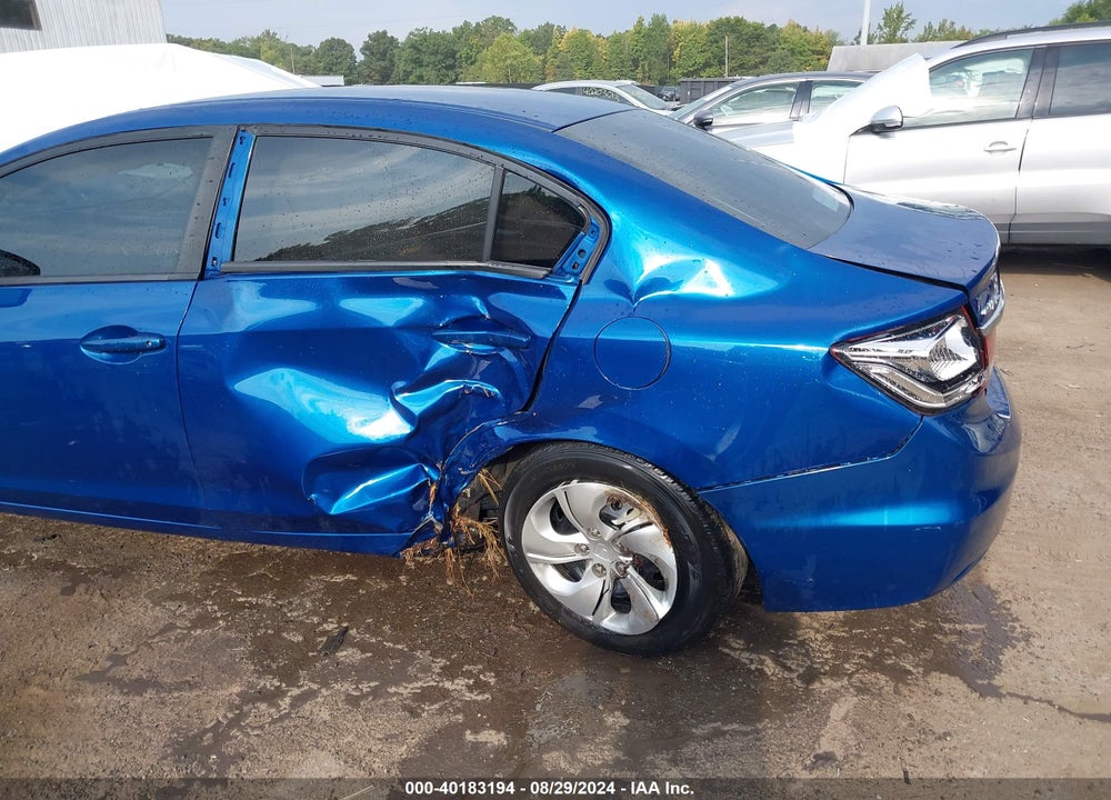 2013 HONDA CIVIC LX VIN: 19XFB2F51DE290300