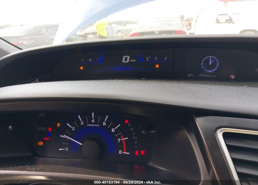 2013 HONDA CIVIC LX VIN: 19XFB2F51DE290300