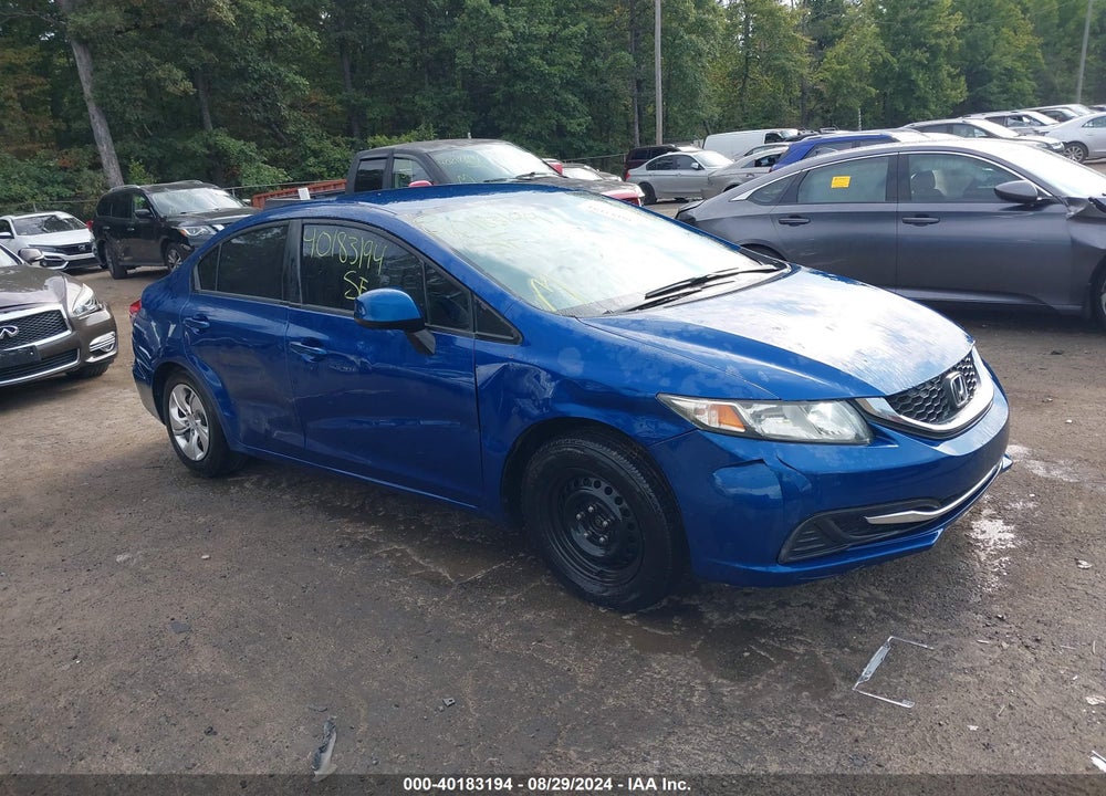 2013 HONDA CIVIC LX VIN: 19XFB2F51DE290300