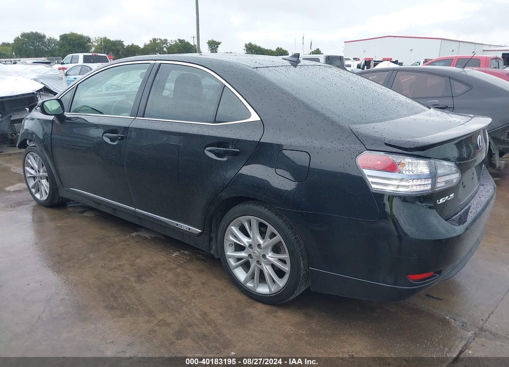 2010 LEXUS HS 250H PREMIUM VIN: JTHBB1BA9A2008343