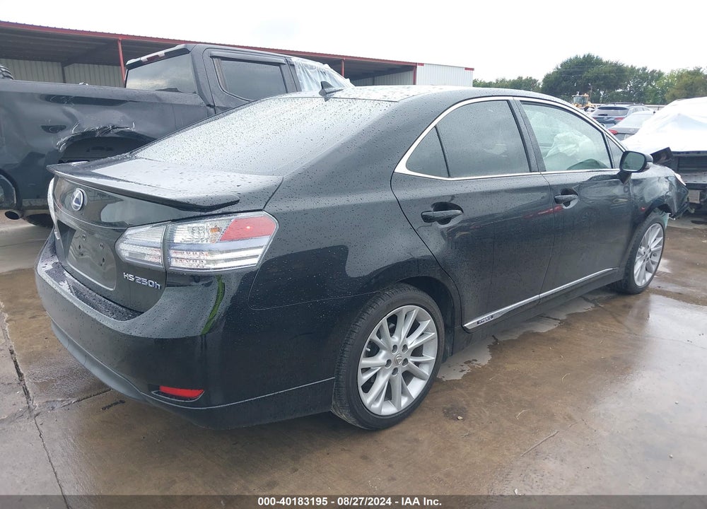 2010 LEXUS HS 250H PREMIUM VIN: JTHBB1BA9A2008343