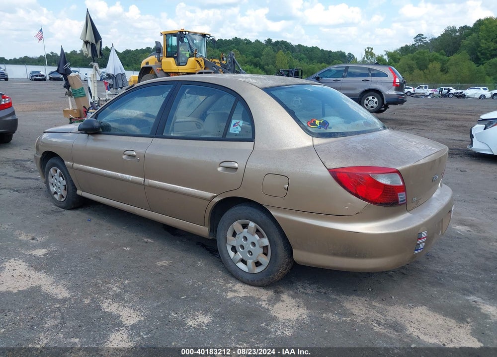 2001 KIA RIO VIN: KNADC123916522174