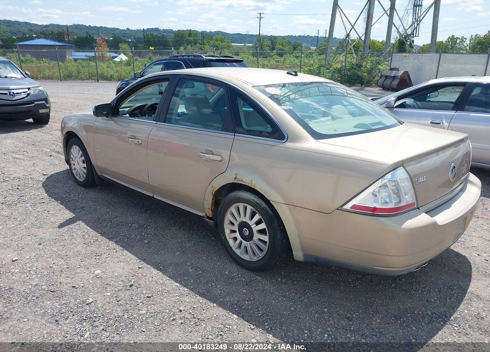 2008 MERCURY SABLE VIN: 1MEHM40W68G617021