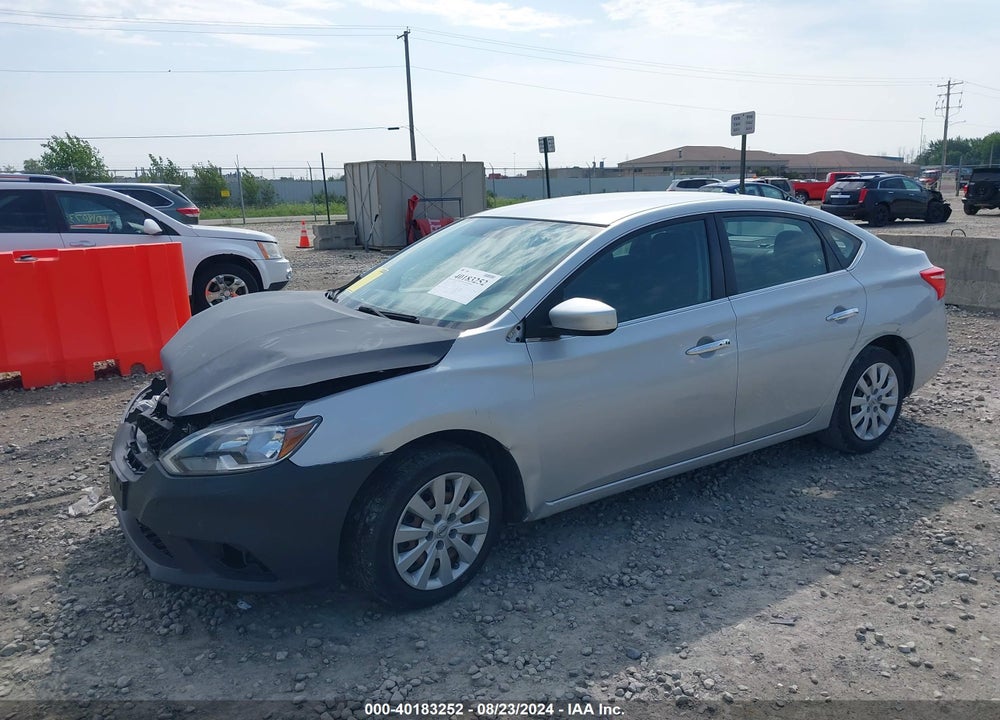 2017 NISSAN SENTRA SV VIN: 3N1AB7APXHY261840