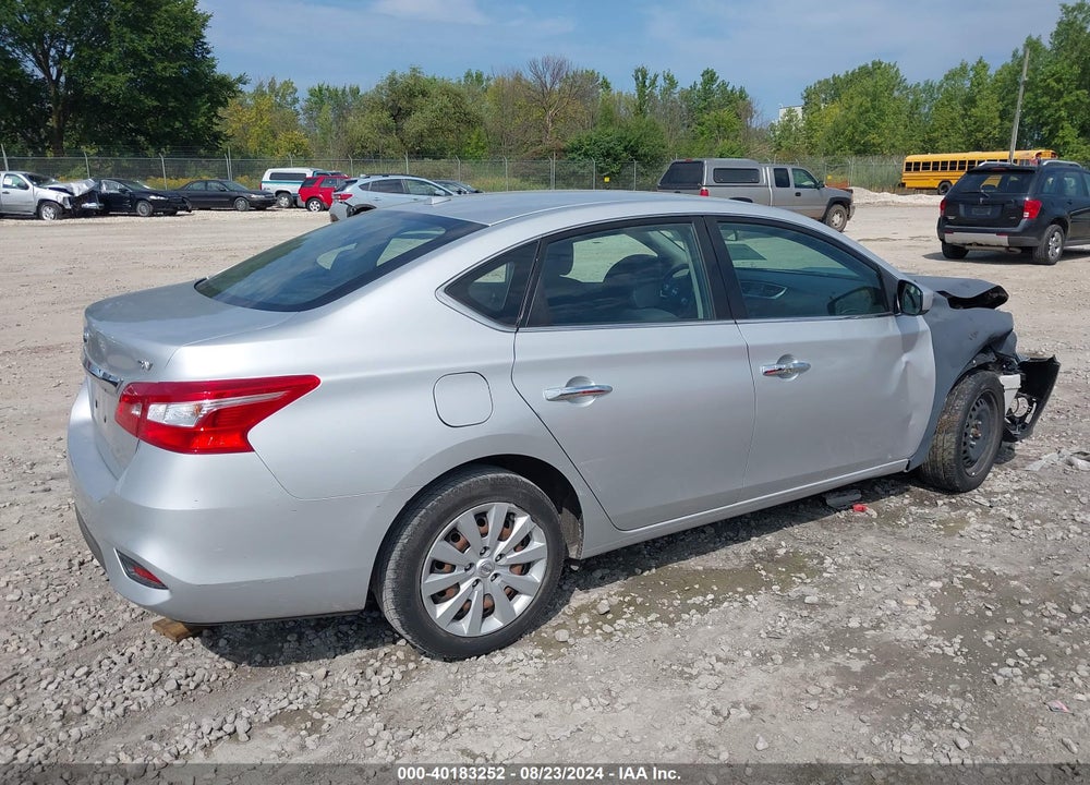 2017 NISSAN SENTRA SV VIN: 3N1AB7APXHY261840