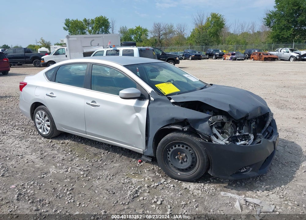 2017 NISSAN SENTRA SV VIN: 3N1AB7APXHY261840