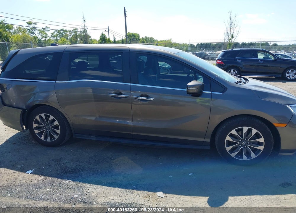 2022 HONDA ODYSSEY EX-L VIN: 5FNRL6H70NB017733