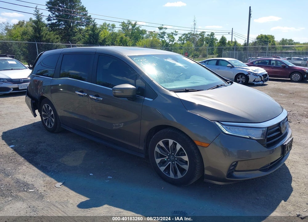2022 HONDA ODYSSEY EX-L VIN: 5FNRL6H70NB017733
