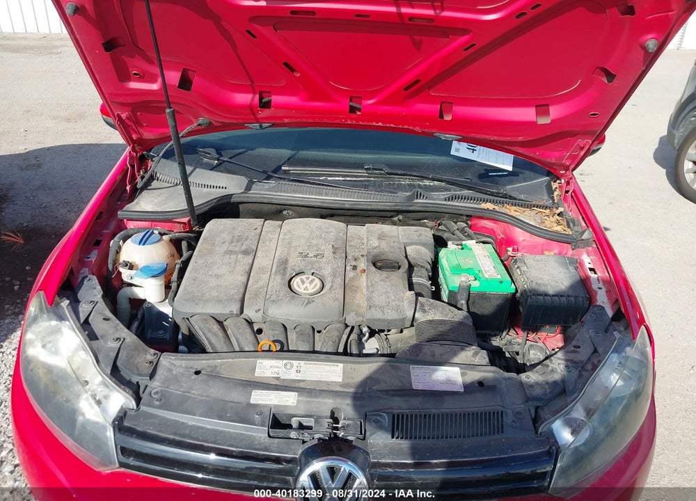 2012 VOLKSWAGEN GOLF 2.5L 2-DOOR VIN: WVWAB7AJ3CW219597