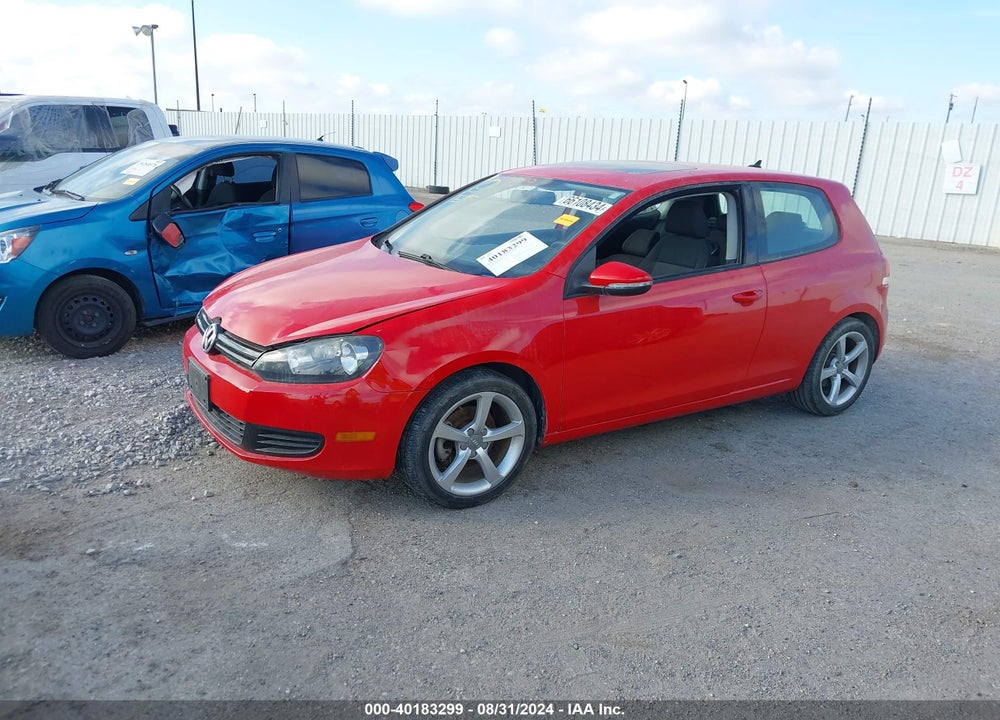 2012 VOLKSWAGEN GOLF 2.5L 2-DOOR VIN: WVWAB7AJ3CW219597