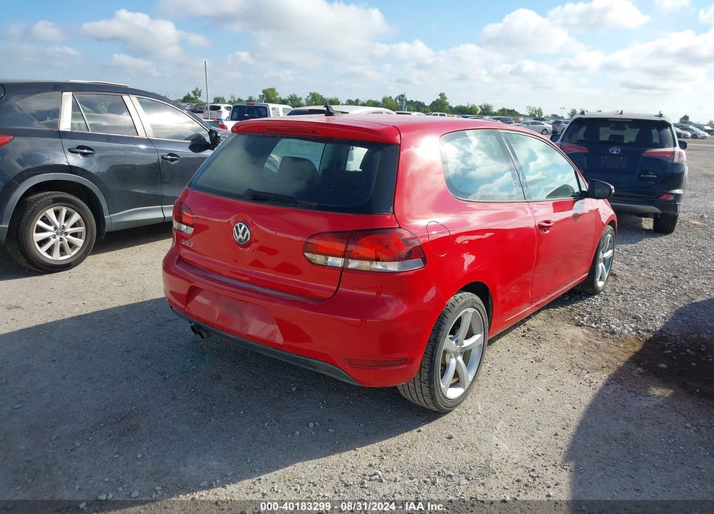 2012 VOLKSWAGEN GOLF 2.5L 2-DOOR VIN: WVWAB7AJ3CW219597