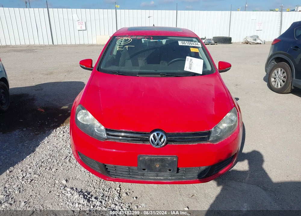 2012 VOLKSWAGEN GOLF 2.5L 2-DOOR VIN: WVWAB7AJ3CW219597