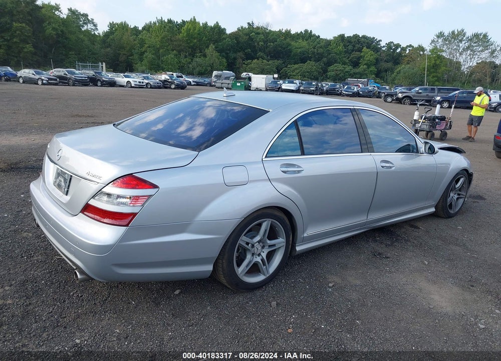 2008 MERCEDES-BENZ S 550 4MATIC VIN: WDDNG86X78A164054