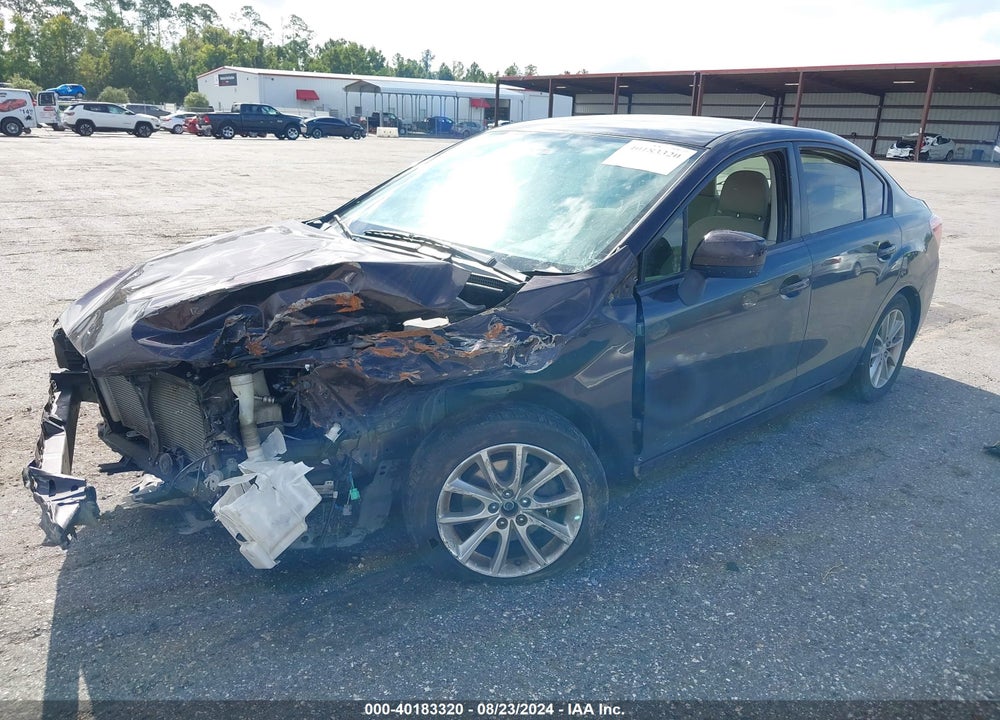 2012 SUBARU IMPREZA 2.0I PREMIUM VIN: JF1GJAC67CH022249