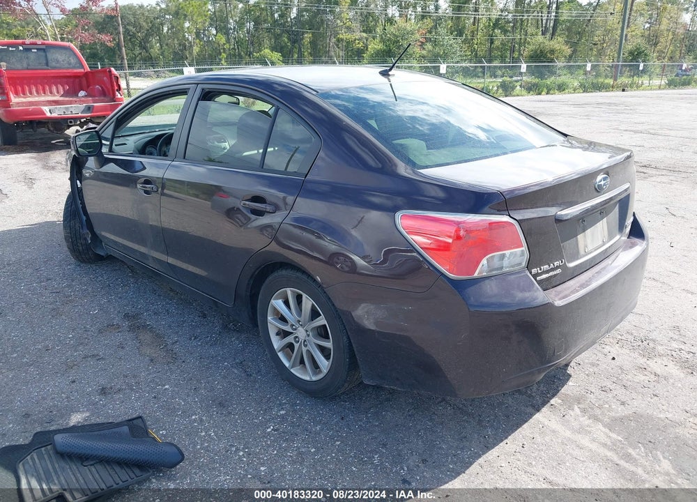 2012 SUBARU IMPREZA 2.0I PREMIUM VIN: JF1GJAC67CH022249